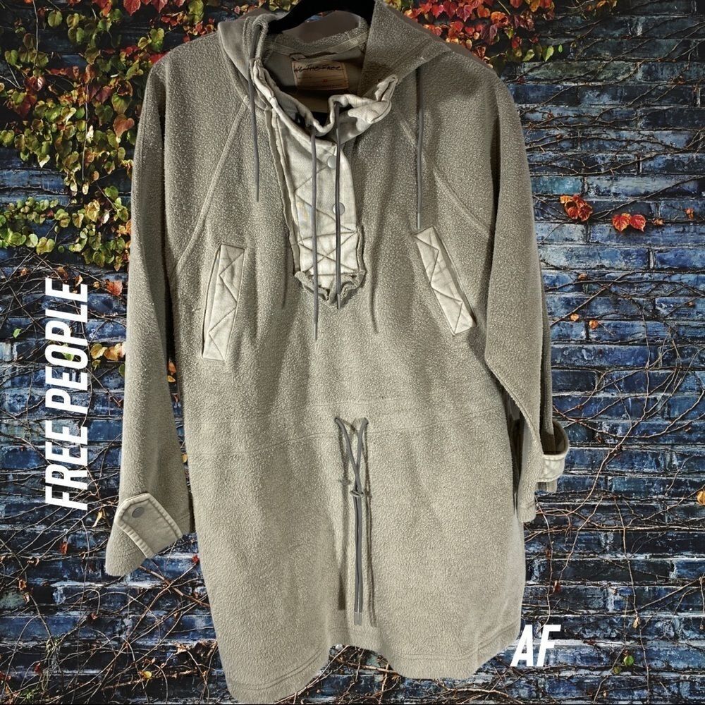 WE THE FREE SADIE SURPLUS HOODIE NEW STONE NEW XS & Large - Picture 5 of 9
